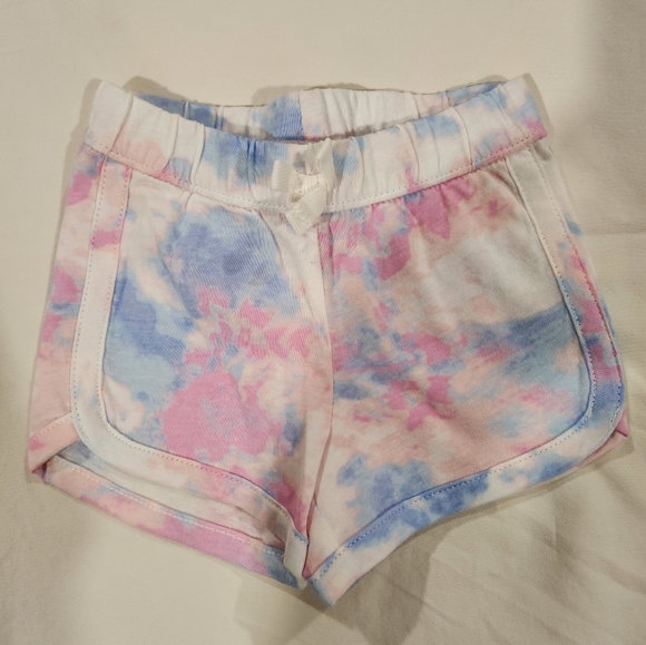 Carter's Baby Girl Pink Elephant Bodysuit & Blue Tye Dye Shorts Set Size 3M NWT - Picture 6 of 9